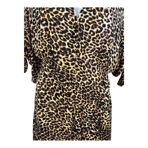 Jessica Simpson Leopard Print Midi Dress – Size 1X Dress - Picture 8 of 16
